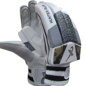 Thrax Hunter Plus Cricket Batting Gloves Standard Size Right Hand Black Gold