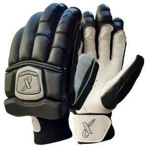 Thrax Pursuit (Exclusive) Cricket Batting Gloves Black Color (Mens Size Left-Handed)