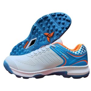 Gray Nicolls Volt XW Pro Rubber Cricket Shoes Colour Blue Orange