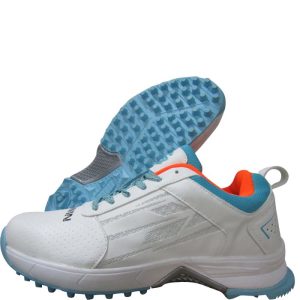 Gowin Turf Stud Cricket Shoes White Island Blue