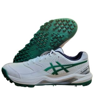 Asics Gel-Lethal Field 2 Cricket Shoes White Jasper Green